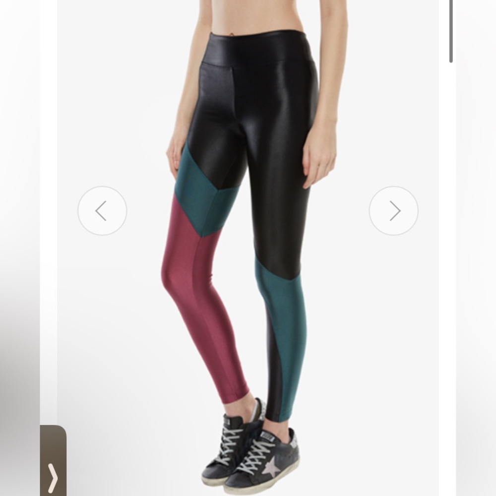 NWT Koral Size XS Charisma Spirit Pants Colorblock Leggings NEW with tag